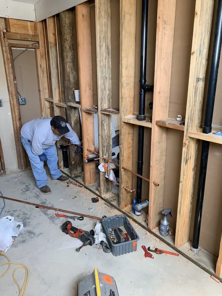 Commercial rough-in plumbing for Gas Line Repair in North Danville
